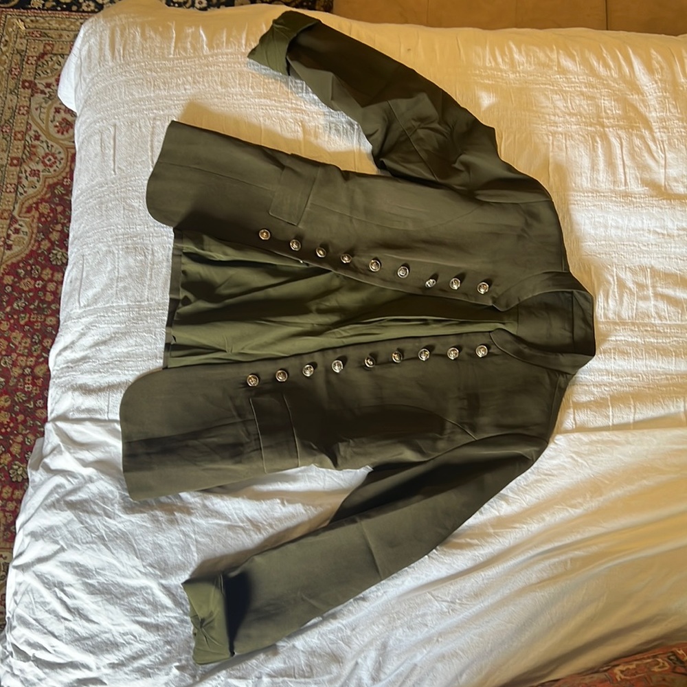 Green army jacket